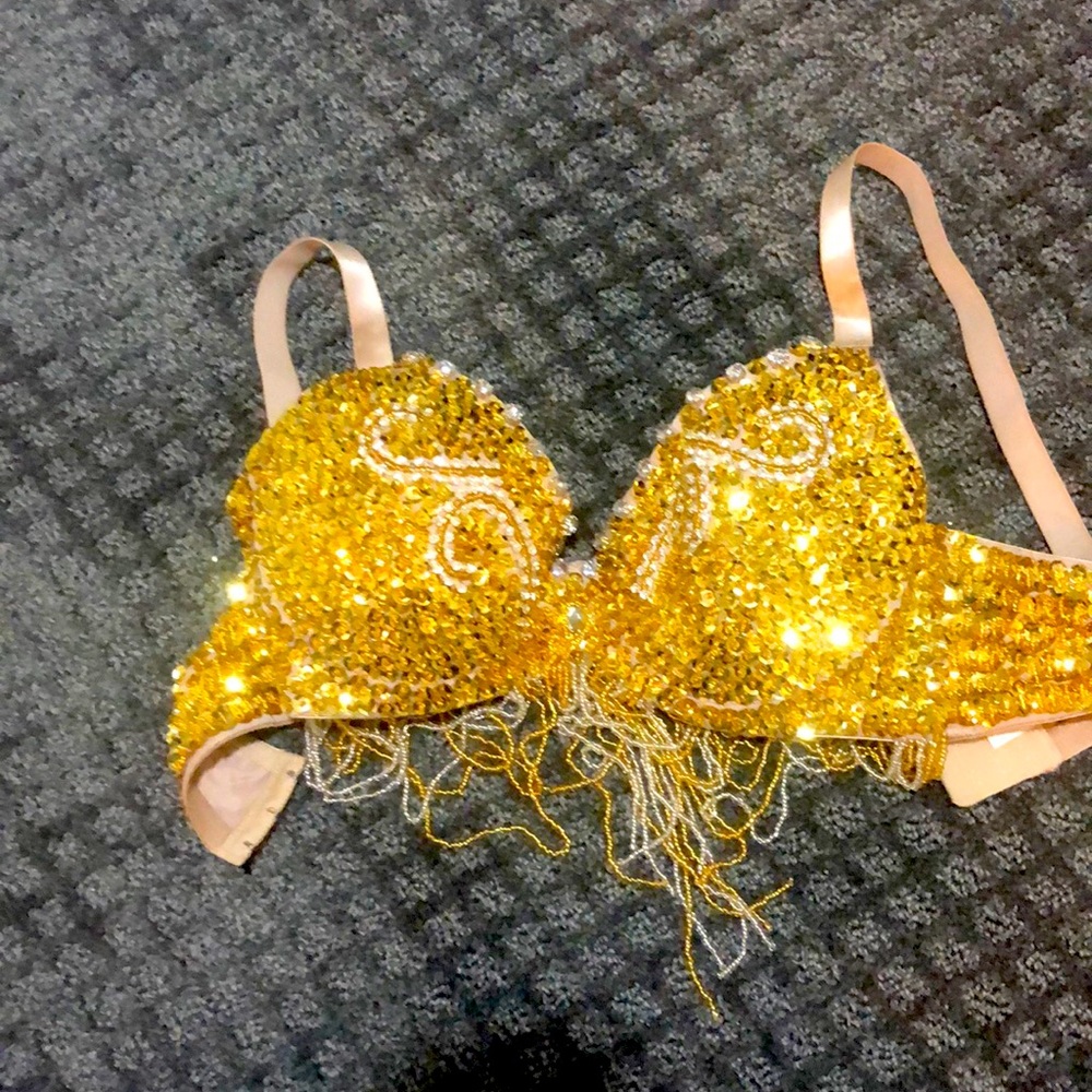 Beaded bra top